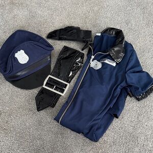 Women's police Navy and Black Costume